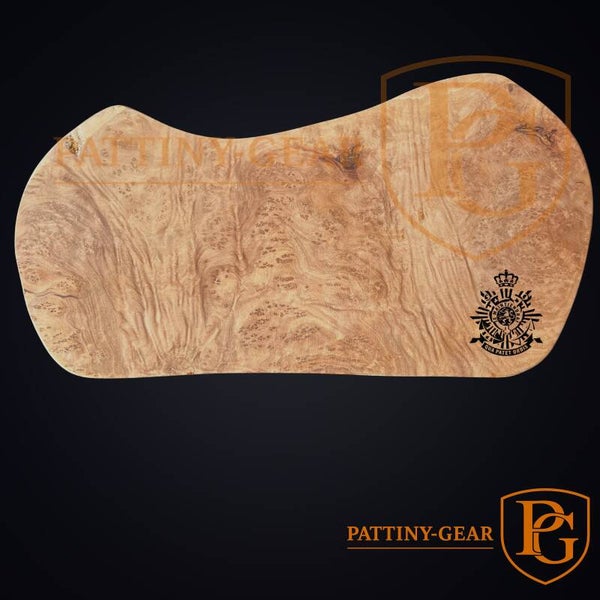 Pattiny XL Serveerplank – Olijfhout met Handvat – 41 x 17 cm