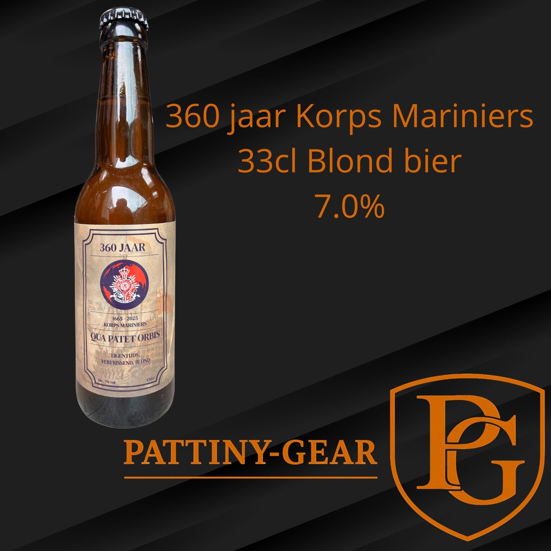 Speciaalbier 33cl – 360 jaar Korps Mariniers| Limited Edition