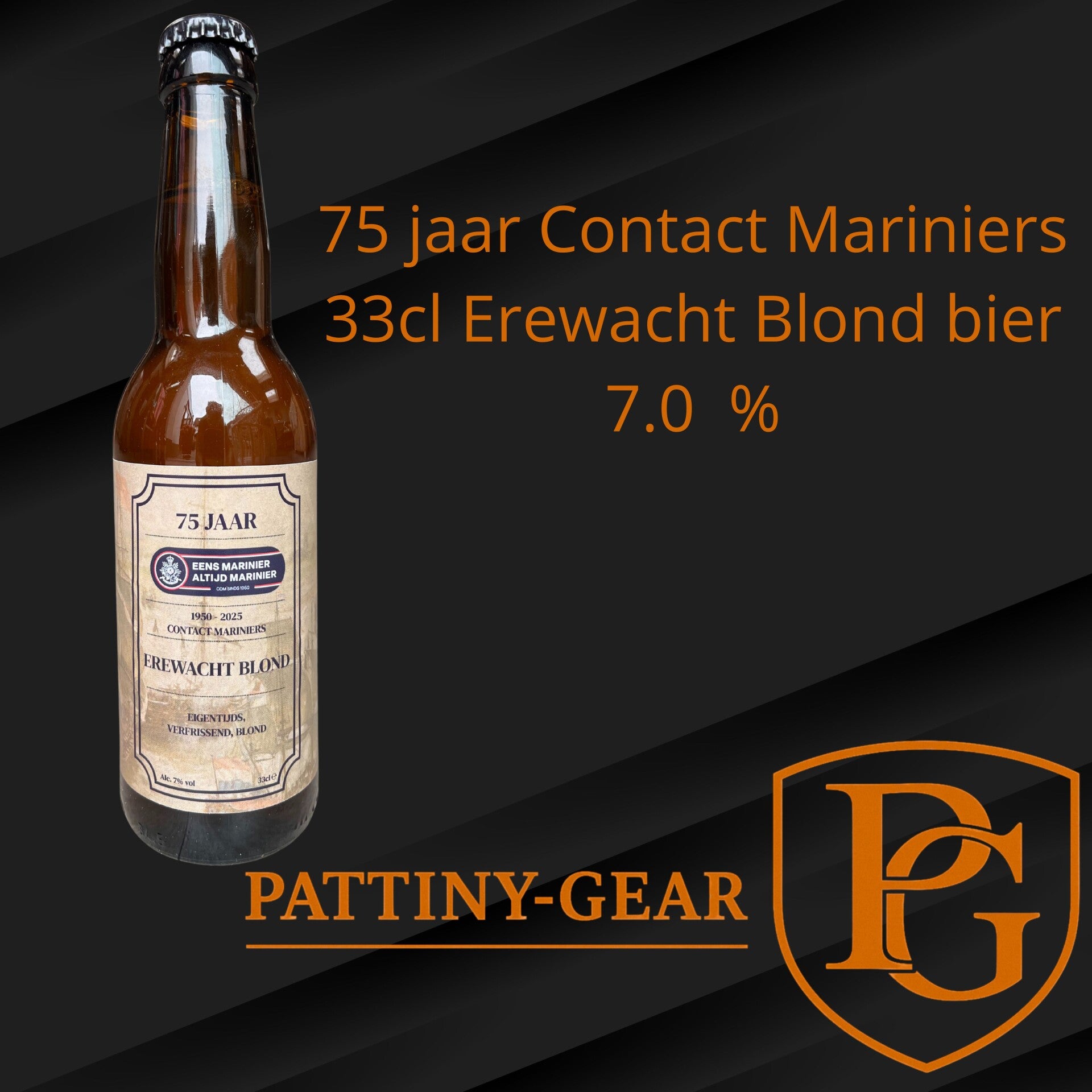 🍺 Speciaalbier 33cl – 75 Jaar Contact Mariniers | Limited Edition