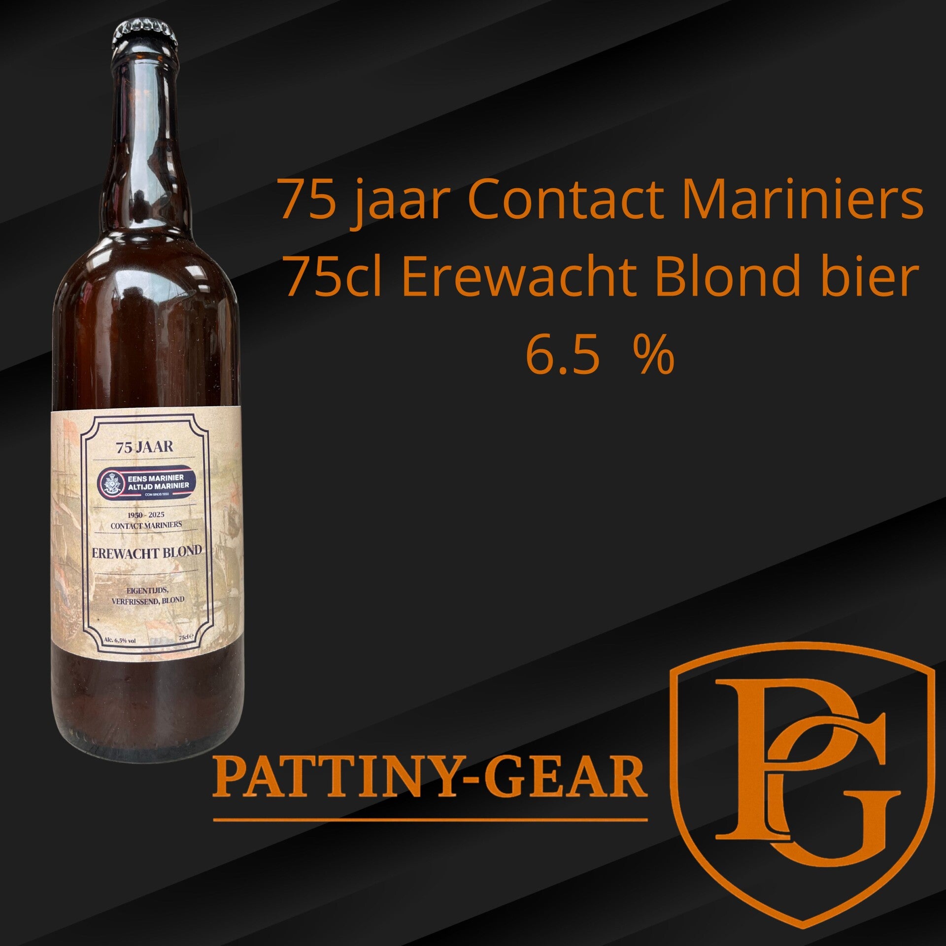🍺 Speciaalbier 75cl – 75 Jaar Contact Mariniers | Limited Edition