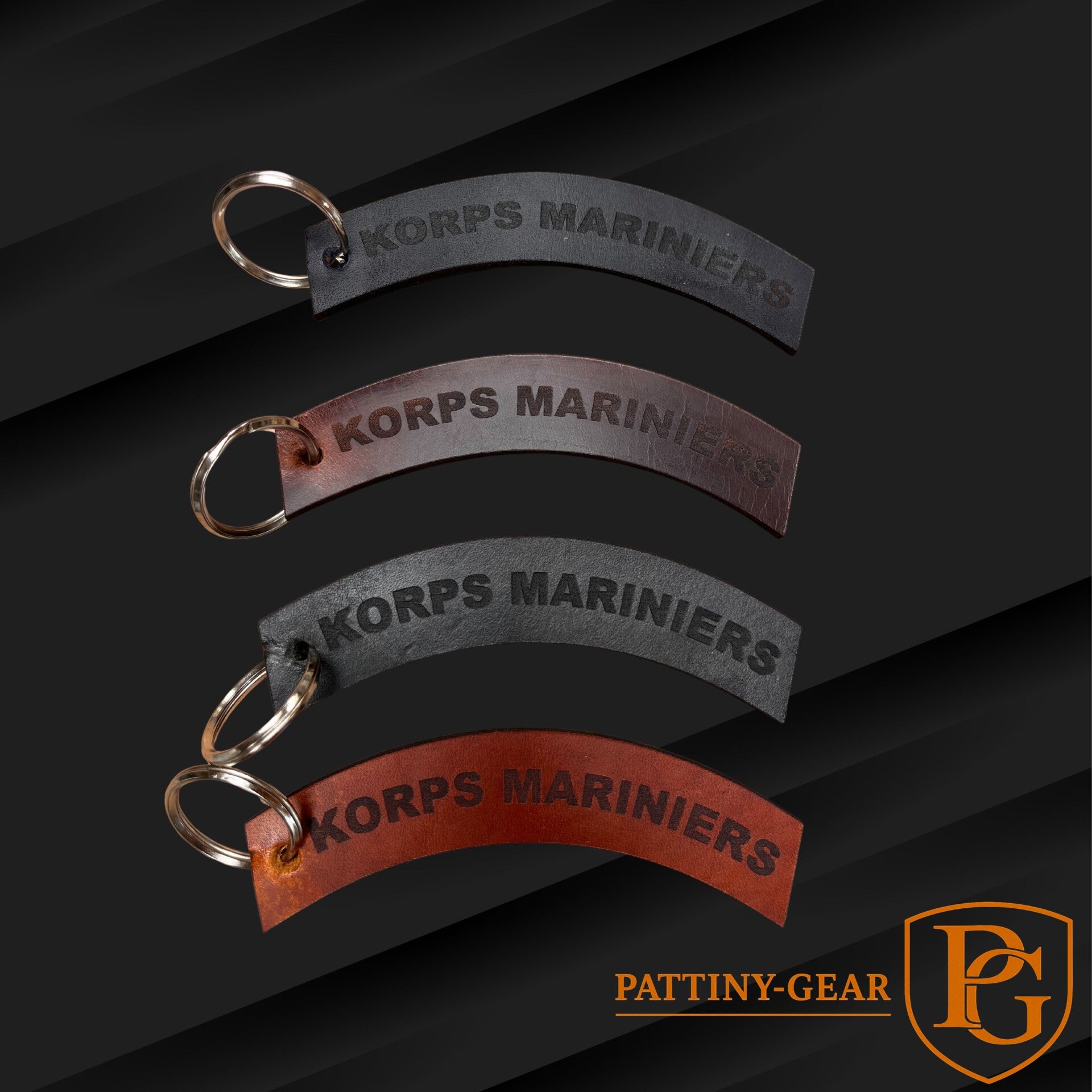 Leren Sleutelhanger met Logo – Gepersonaliseerd en stijlvol