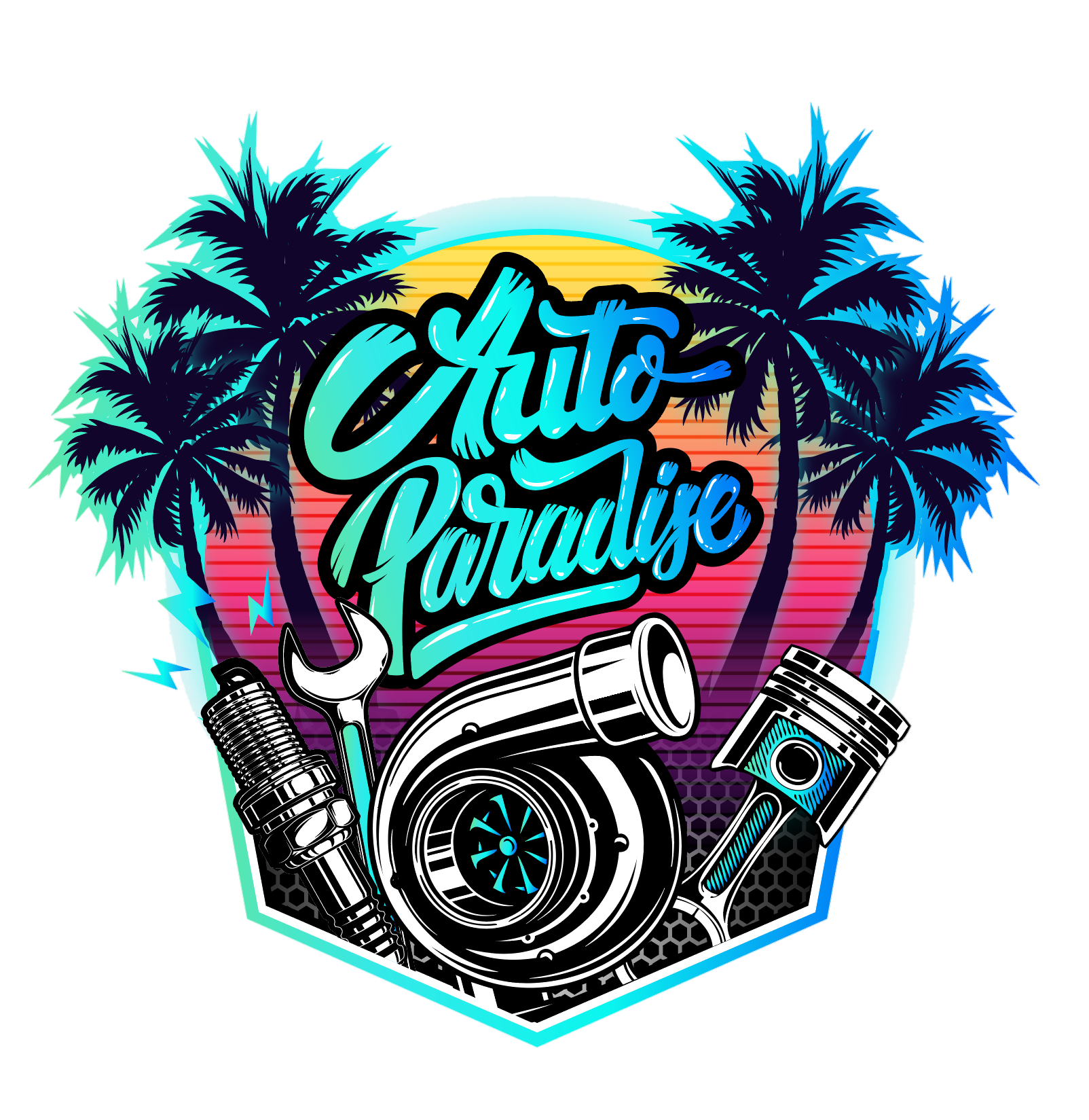 Auto Paradise Stickers