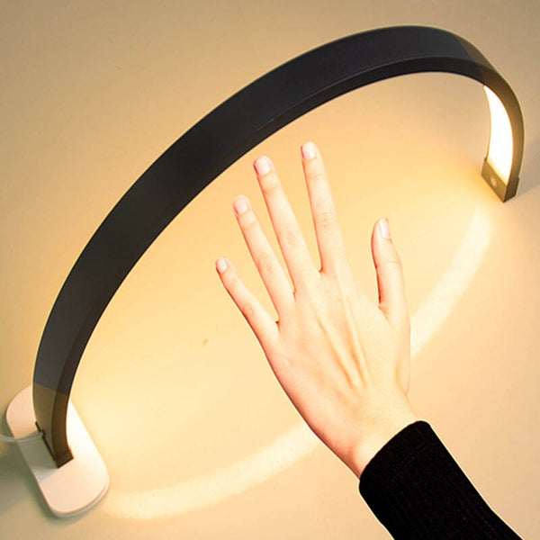30 Inch LED Nagellamp Zwart – Traploos Instelbare Kleur en Lichtsterkte – 392 LEDs – LED Tafelverlichting voor Nagels, Tattoos, Manicure en Salongebruik