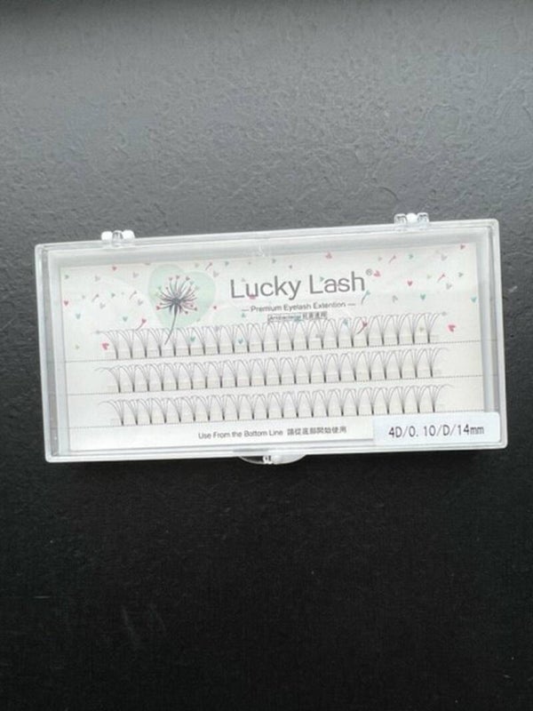 Lucky Lashes - Nepwimpers - 4D 0.07 D krul - 66 stuks - Pre-Made Volume Fans – Russian volume – Pre-Made Fans- wimperextensions – wimper extensions