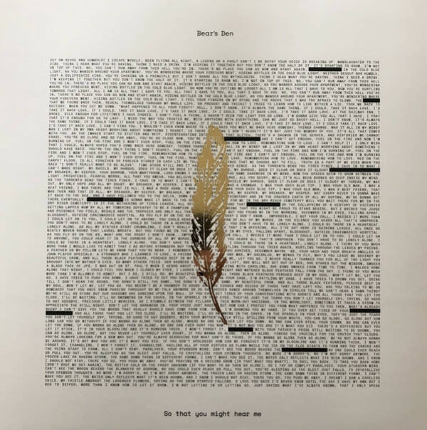 Bear's Den-So that you might hear