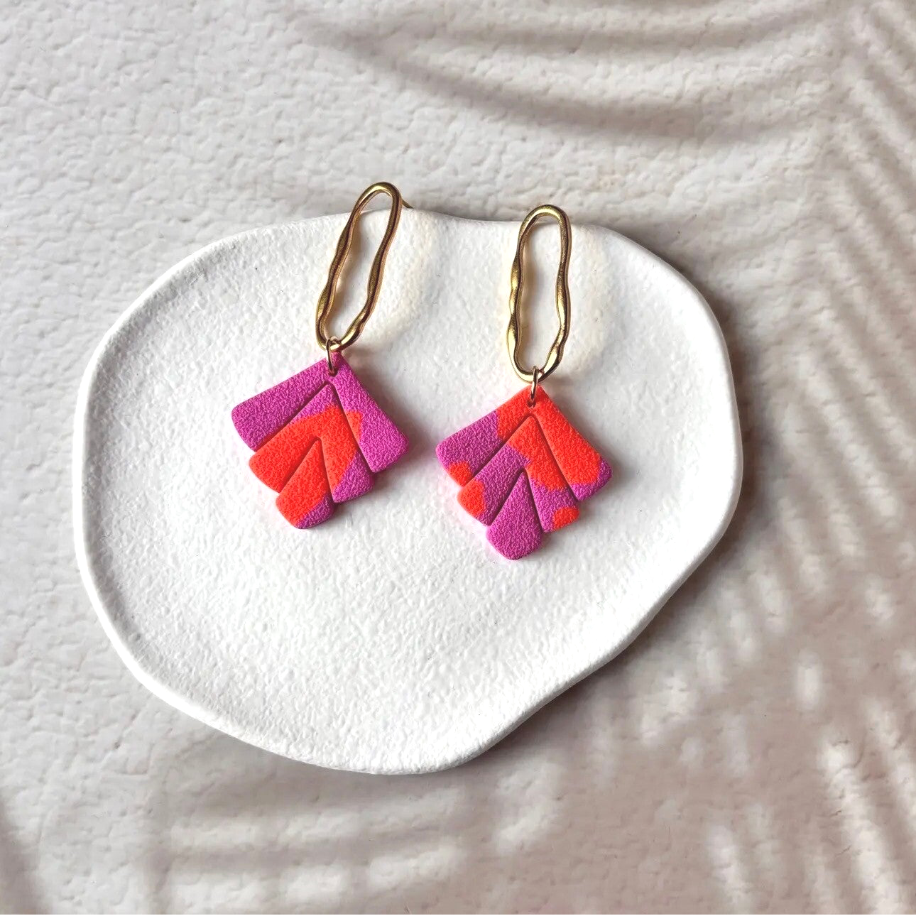 Boucles d'oreilles Orange de Capri