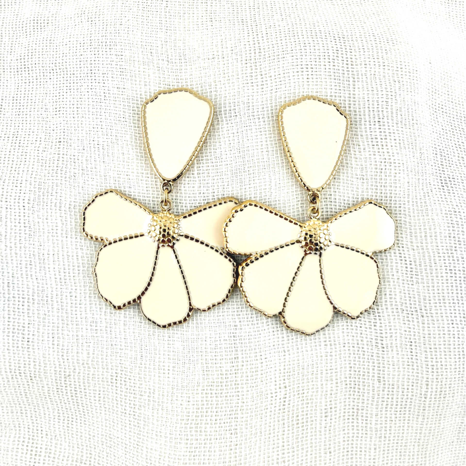 Boucles d'oreilles Vanille