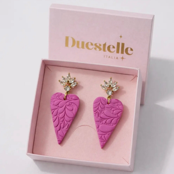 Boucles d'oreilles Pink Muse