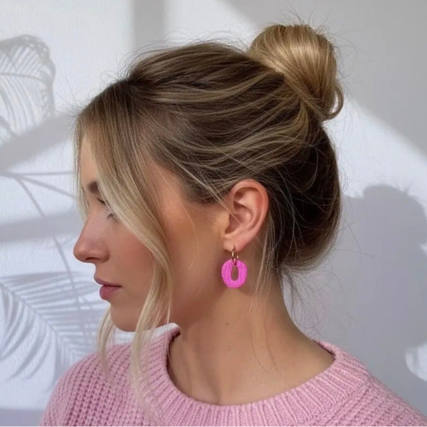Boucles d'oreilles Bubble Pink