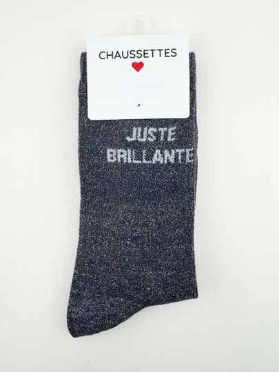 Chaussette Juste brillante