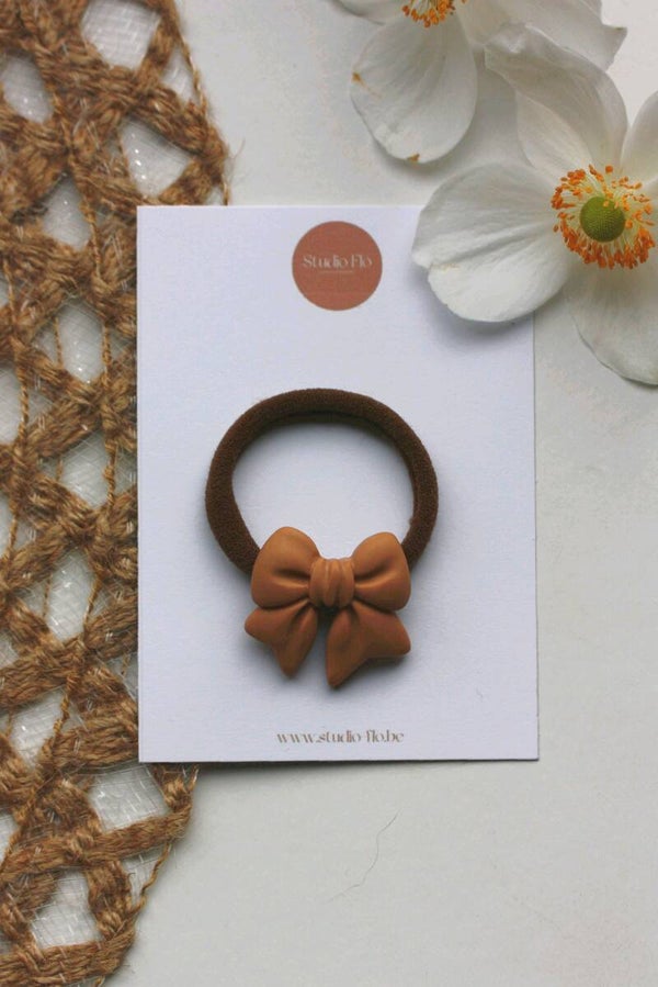 Bow Bruin - Maxi Haarelastiek