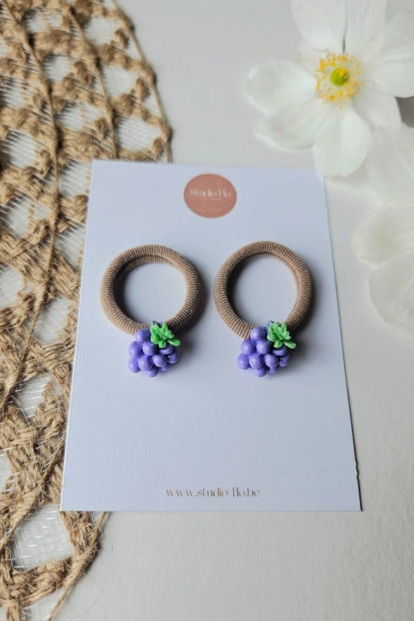 Druif - Haarelastiekjes set