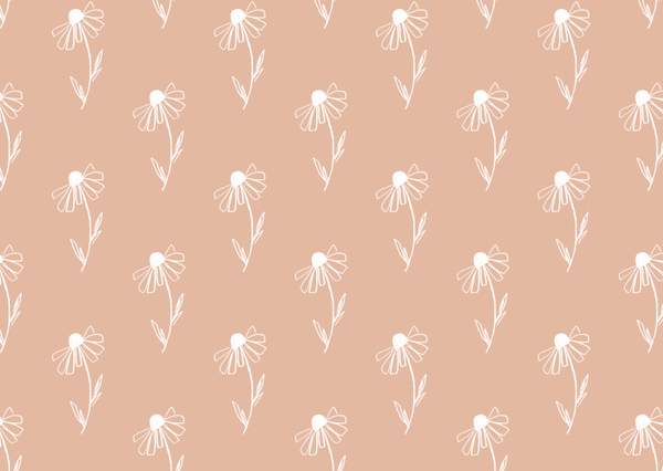 Mini Kaartje Blanco "Margrieten"