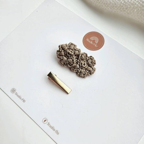 FLORA+ Alligatorclip 3 cm goud/zilver