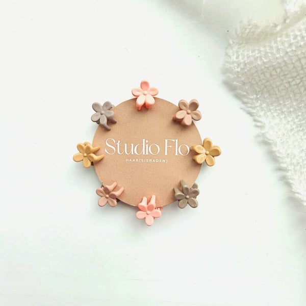 Haarklemmetjes Neutral Bloem 5