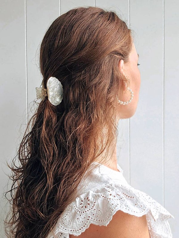 Haarclip Carrie Wit