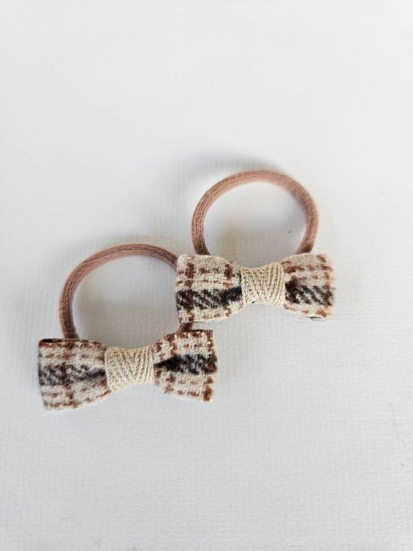 Set Mini Haarelastieken Bruin