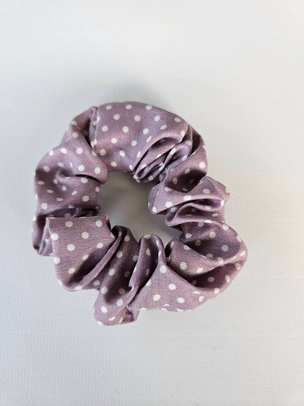 Srunchie Paars Polkadot
