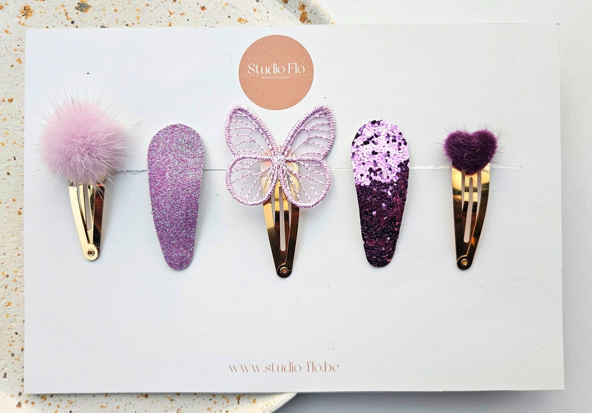 Setje Daphne Paars - klikklakspeldjes