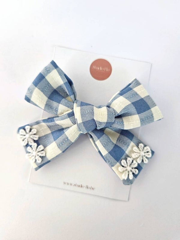 STRIK Blue Check- alligatorclip BEWERKRN