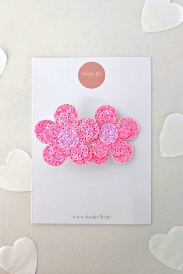 Bloem Manon Felroze - Alligatorclip