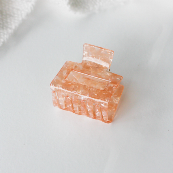Haarclip Amber Roze