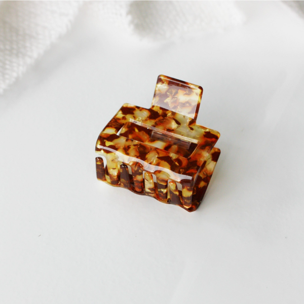 Haarclip Amber Bruin