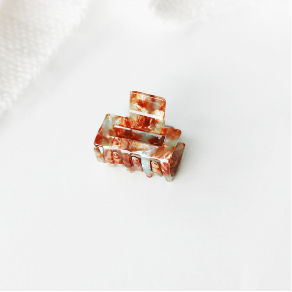 Haarclip Milly Bruin/blauw