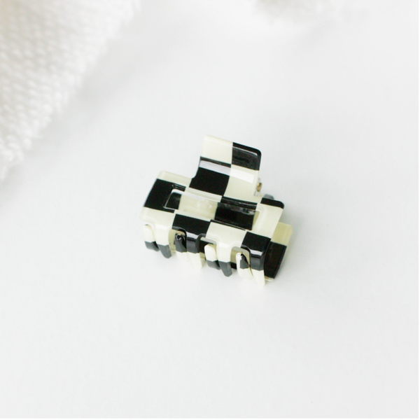 Haarclip Milly Zwart/wit