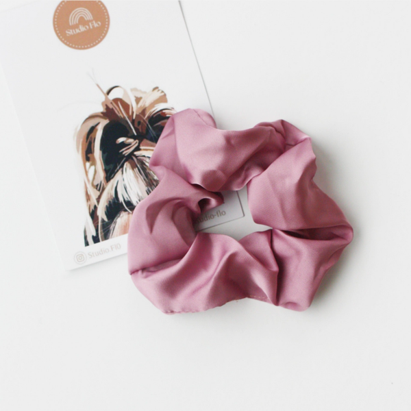 Scrunchie Minthe Roze