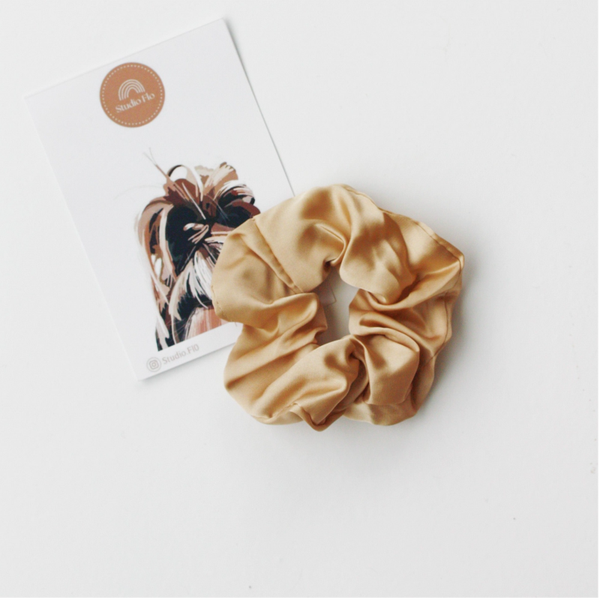 Scrunchie Minthe Bruin