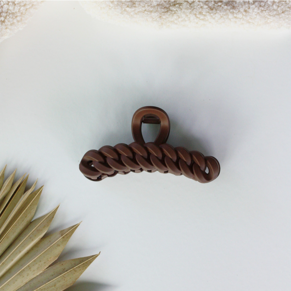 Haarclip Robine Donkerbruin