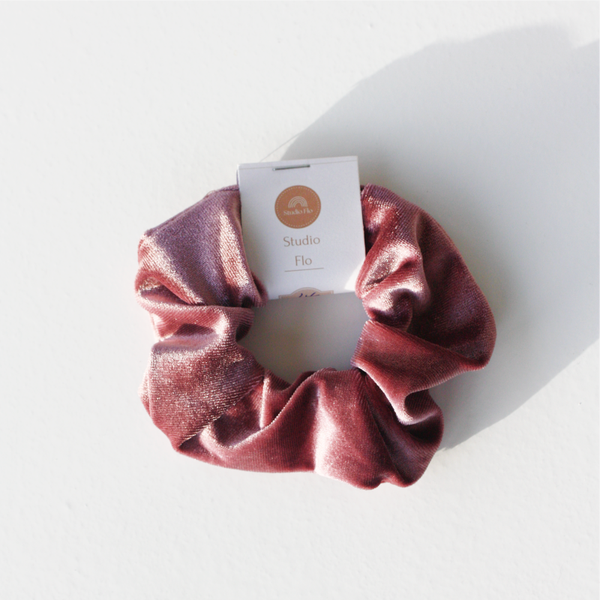 Scrunchie Maud Velvet Oudroze