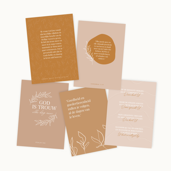 Mini-posterset 'Comfort' (set van 5)