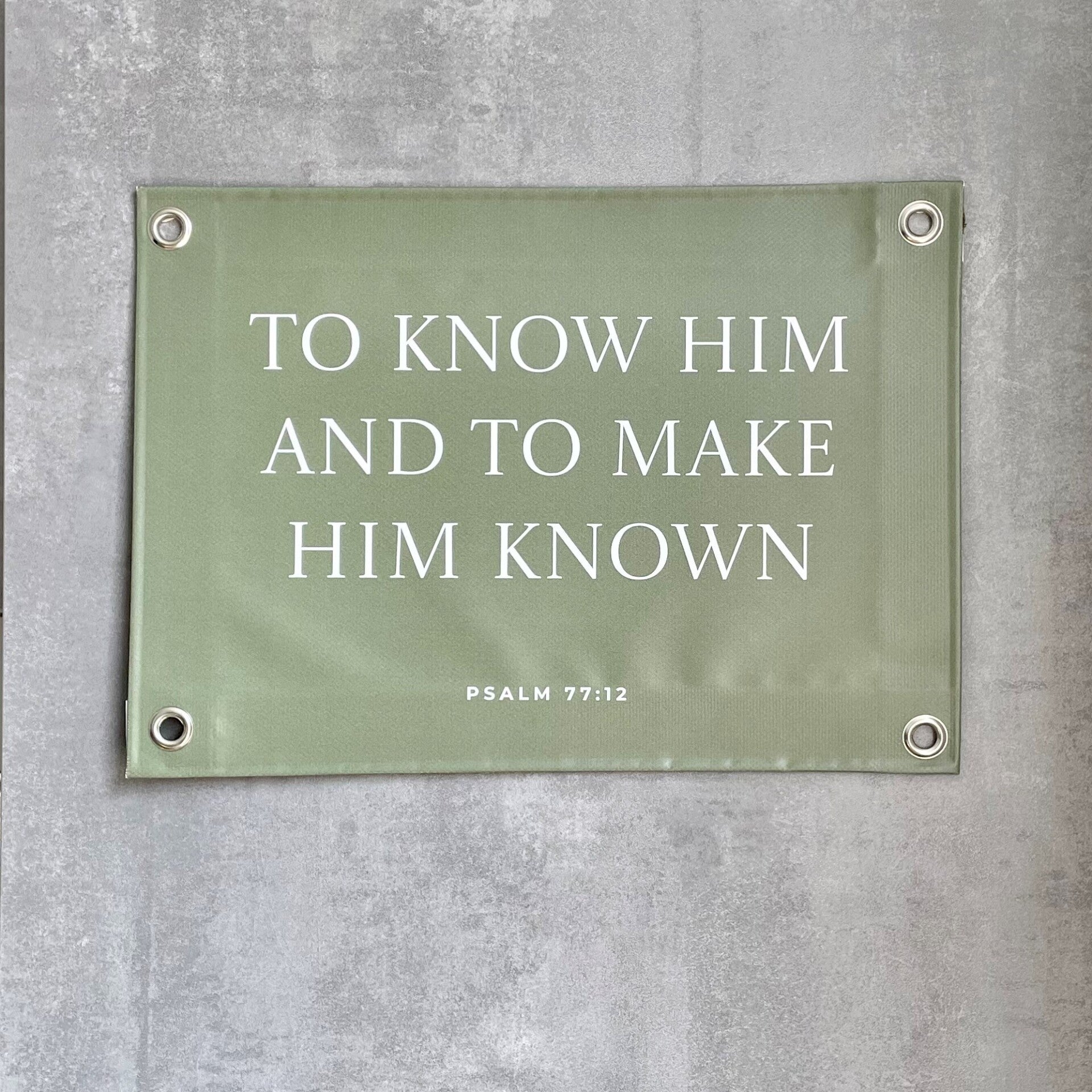 TuinPoster 'Make Him Known'