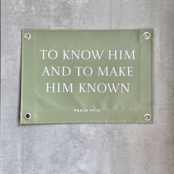 TuinPoster 'Make Him Known'