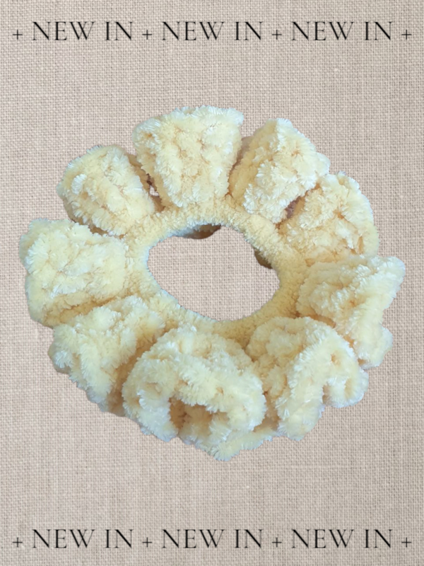 Scrunchie geel