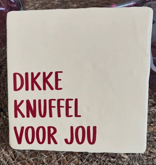 Dikke knuffel voor jou tegeltje