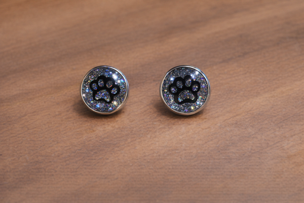 Paw Print Earrings