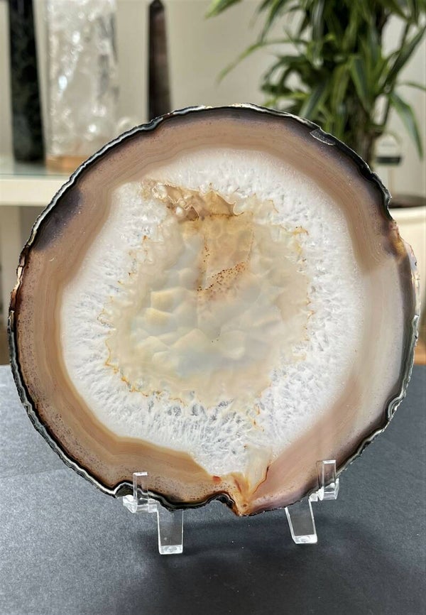 Agaat platte schijf