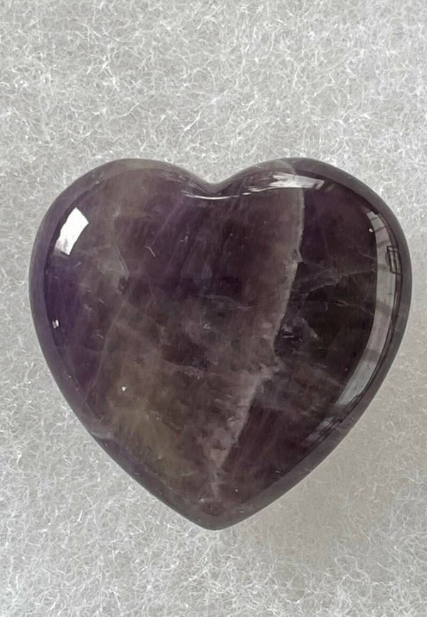 Amethist hart, klein