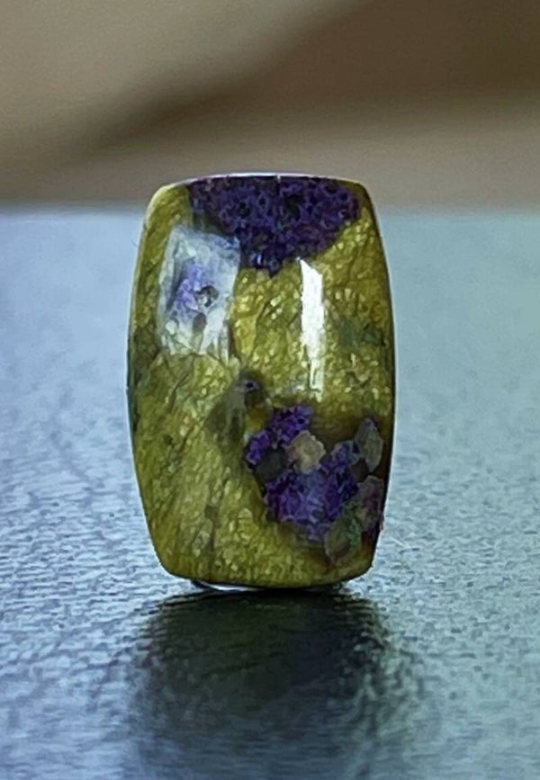 Atlantasiet edelsteen cabochon rechthoek, klein