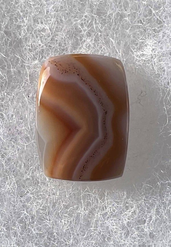 Botswana Agaat edelsteen cabochon rechthoekig, klein