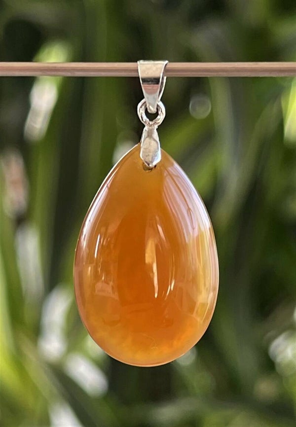 Carneool hangertje druppel