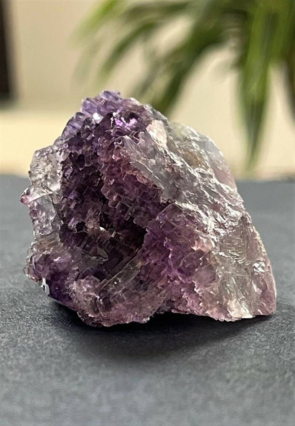 Paarse Fluoriet uit Frankrijk ruw, klein