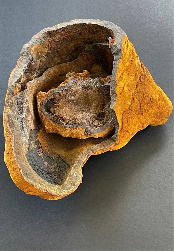 Goethiet met Limoniet geode ruw, groot