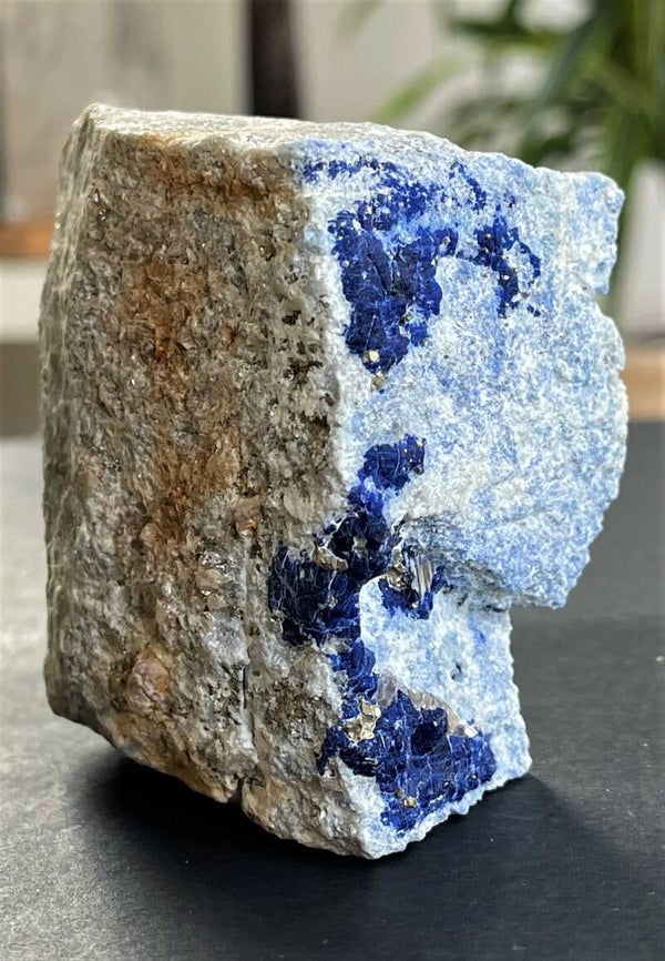 Lapis Lazuli met Pyriet ruw, medium