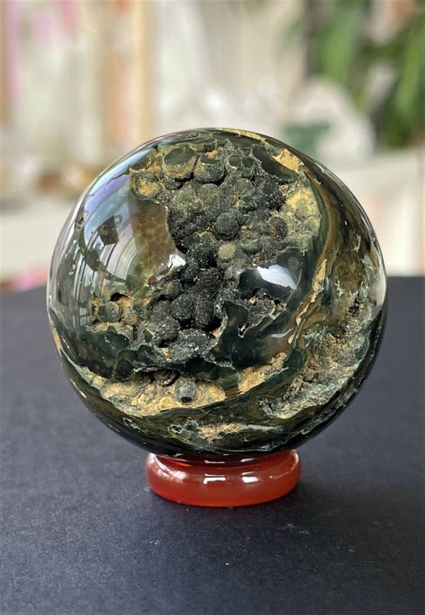Oceaan Jaspis bol, medium 5cm