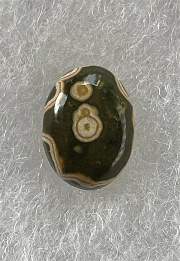 Oceaan Jaspis edelsteen cabochon ovaal, klein