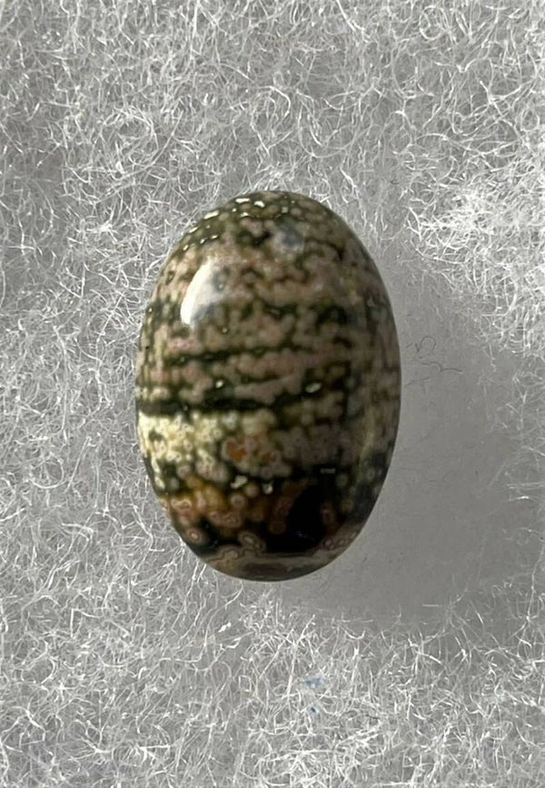 Oceaan Jaspis edelsteen cabochon ovaal, klein